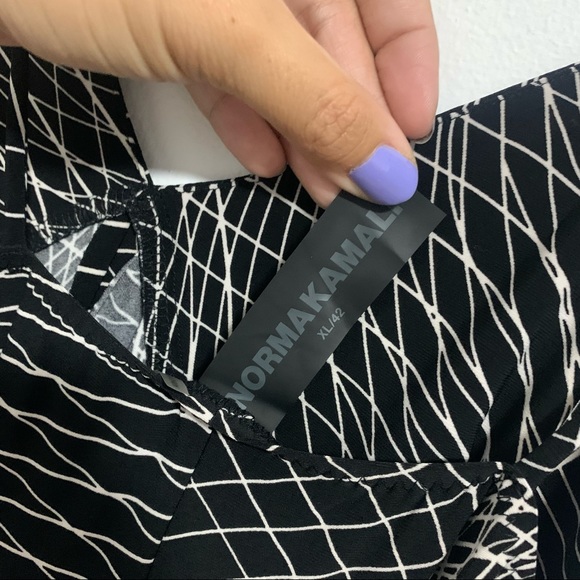 New Norma Kamali slip jumpsuit in Electric circus black Size XL - Picture 5 of 7